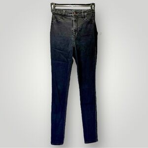 Hollister Jeans Women's Sz 0R Black Ultra High Rise Mom Jean 24/28